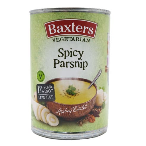 Baxters Spicy Parsnip Vegetarian Soup 400g - Available at Alosra Online Supermarket