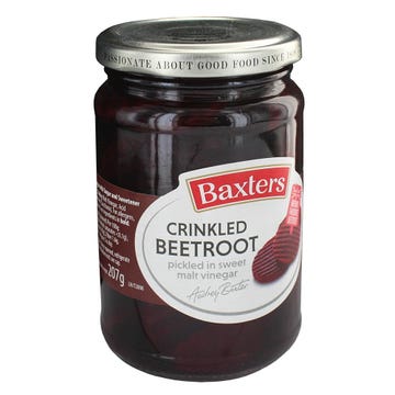Baxters Crinkle Cut Beetroot Pickle 207g - Available at Alosra Online Supermarket
