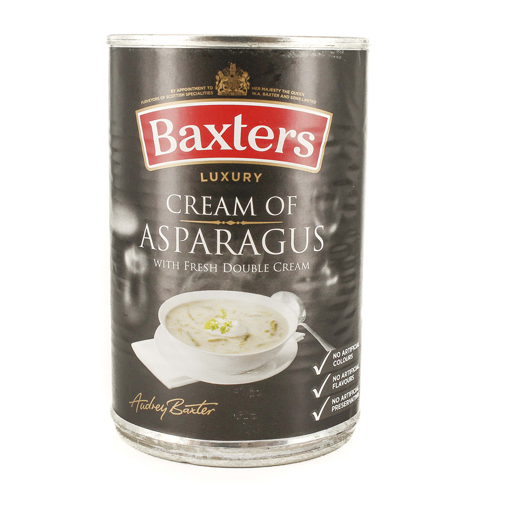 Baxters Cream of Asparagus Soup with Fresh Double Cream 400g - Available at Alosra Online Supermarket