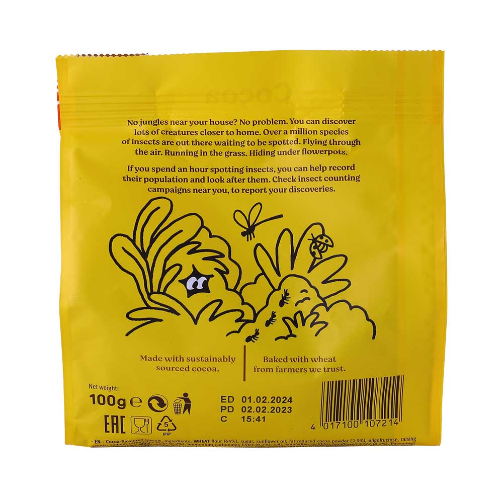 Leibniz Zoo Jungle Animal Biscuits 100g back image