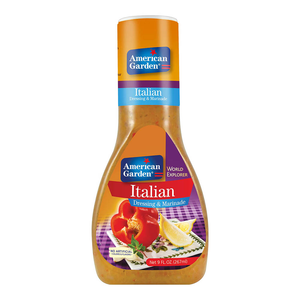 American Garden Italian Dressing & Marinade 9oz - Available at Alosra Online Supermarket