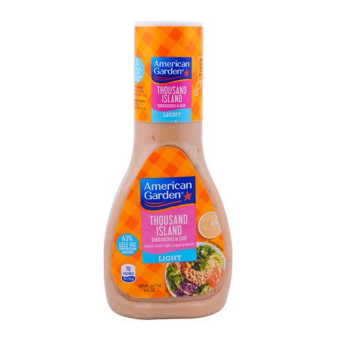 American Garden Thousand Island Lite Dressing & Dip 9oz - Available at Alosra Online Supermarket