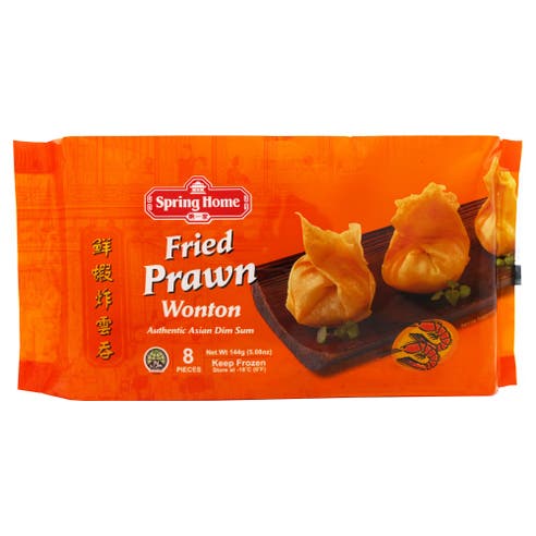 Spring Home Fried Prawn Wonton 144g [8 Pieces] - Available at Alosra Online Supermarket
