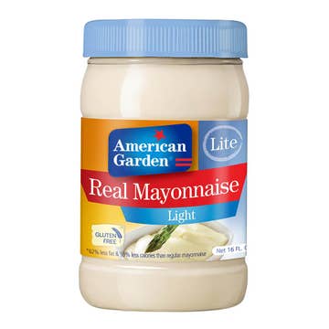 American Garden Lite Real Mayonnaise 16oz - Available at Alosra Online Supermarket