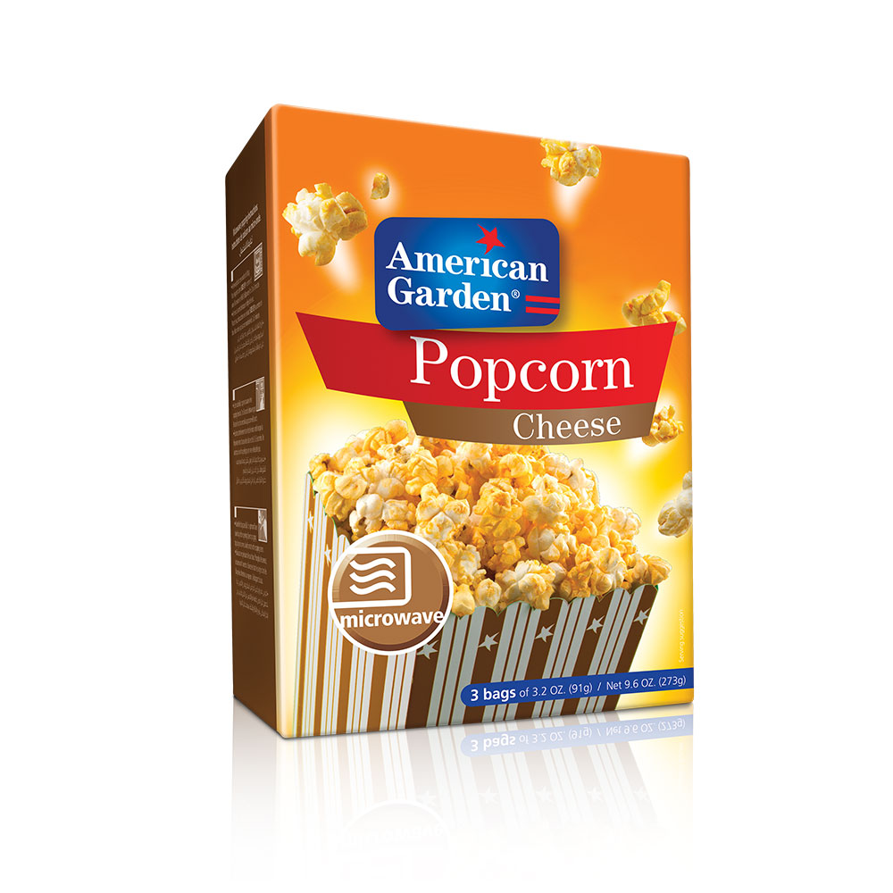 American Garden Cheese Microwave Popcorn 3.5Oz - Available at Alosra Online Supermarket