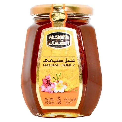 Al Shifa Natural Honey 500g - Available at Alosra Online Supermarket