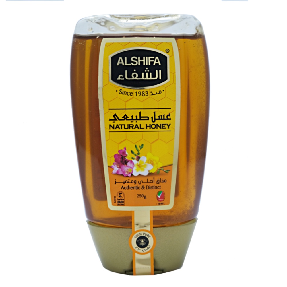 Al Shifa Natural Honey 250g - Available at Alosra Online Supermarket