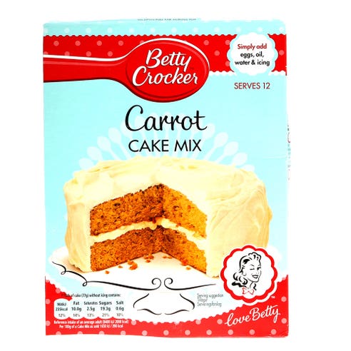 Betty Crocker Carrot Cake Mix 500g - Available at Alosra Online Supermarket