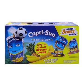 Capri Sun Mixed Fruit Drink 10x200ml [Special Offer] - Available at Alosra Online Supermarket