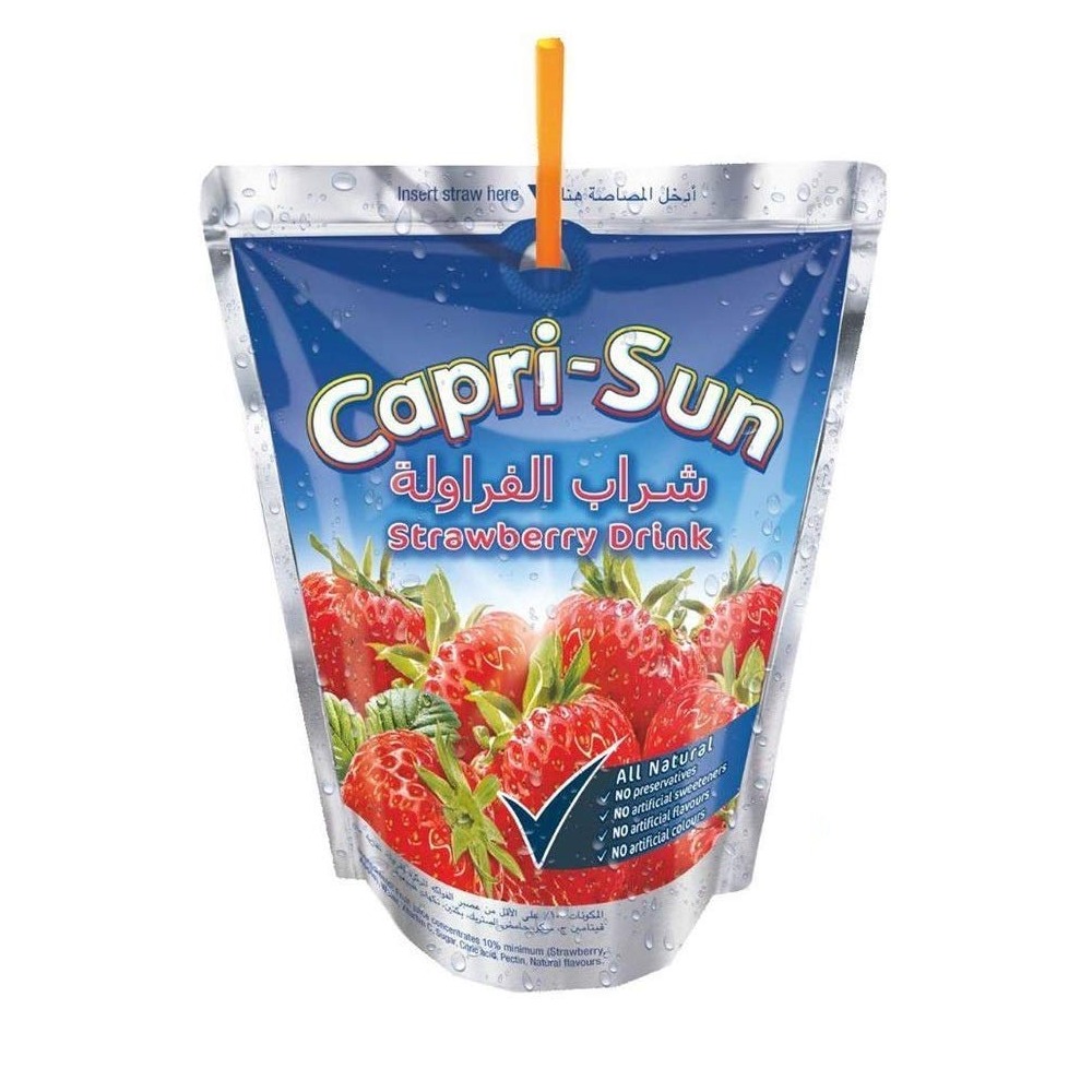 Caprisun Strawberry Drink 10x200ml [Special Offer] right side image