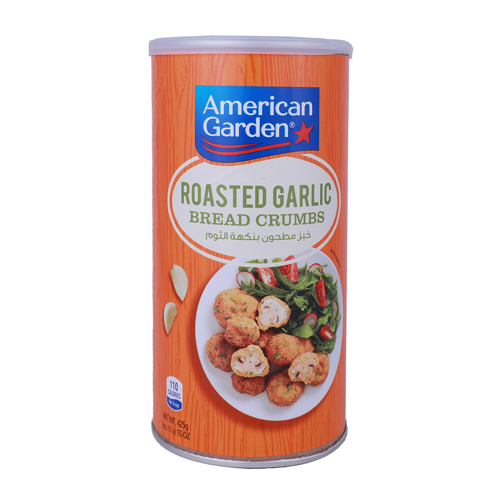 American Garden Bread Crumbs Roasted Garlic 15Oz