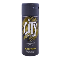 City Men Exciting Deodorant Spray 150ml