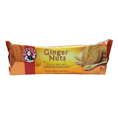 Bakers Ginger Nuts Biscuit 200g - Available at Alosra Online Supermarket