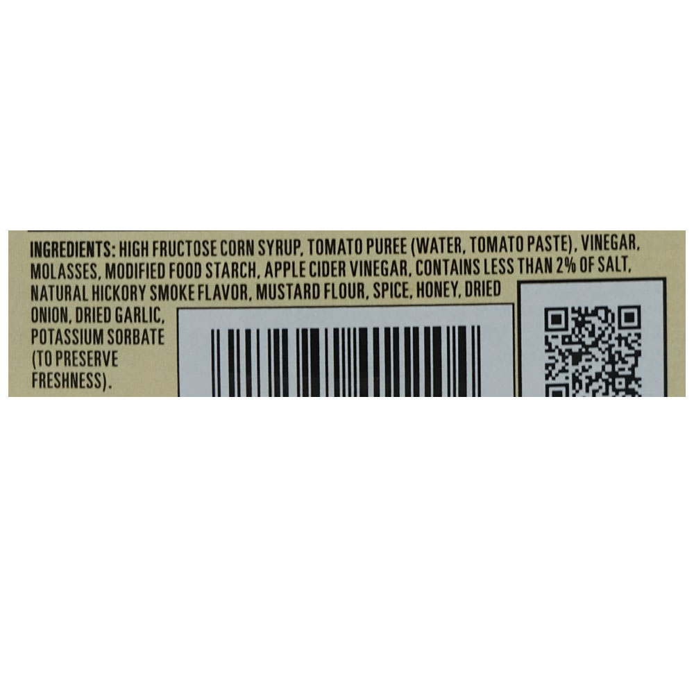 Bullseye Bbq Sauce Original 510g back image