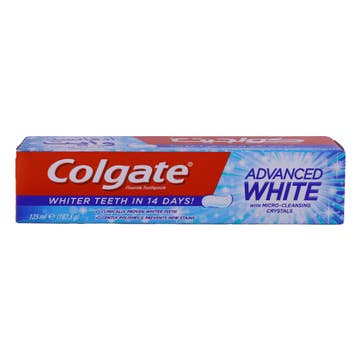 Colgate Advanced White Toothpaste 125ml - Available at Alosra Online Supermarket