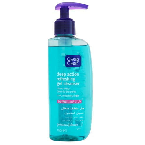 Clean & Clear Deep Action Refreshing Gel Cleanser 150ml - Available at Alosra Online Supermarket