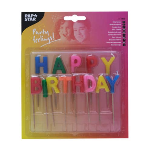 Pap Star Letter Candles - Available at Alosra Online Supermarket