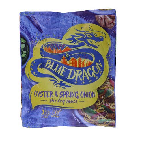 Blue Dragon Oyster & Spring Onion Stir Fry Sauce 120g - Available at Alosra Online Supermarket