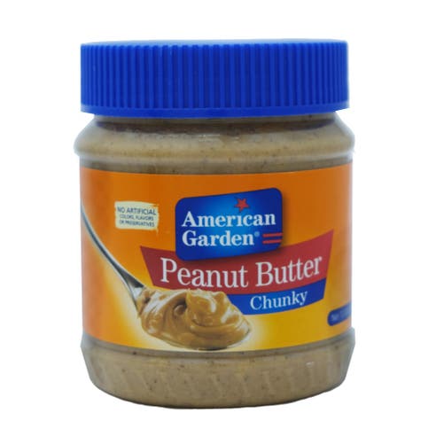 American Garden Crunchy Peanut Butter 12oz - Available at Alosra Online Supermarket