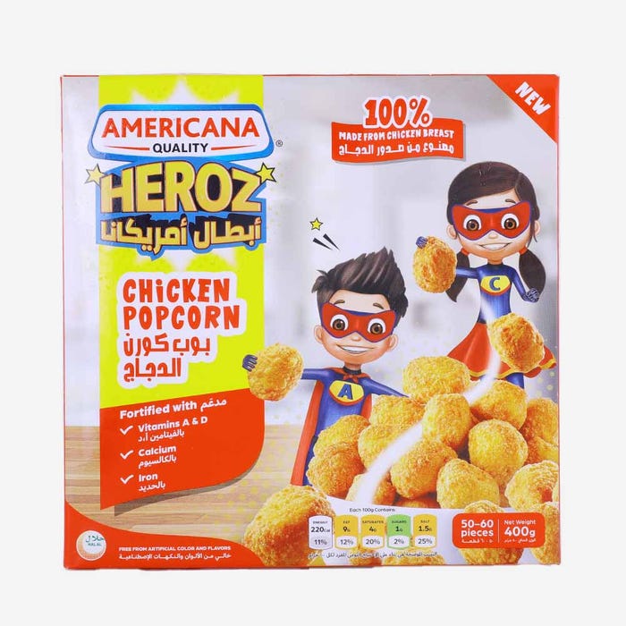 Americana Chicken Popcorn 400g