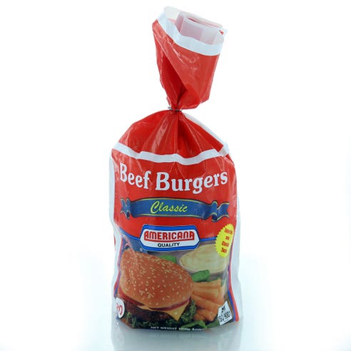 Americana Classic Beef Burger 1Kg - Available at Alosra Online Supermarket