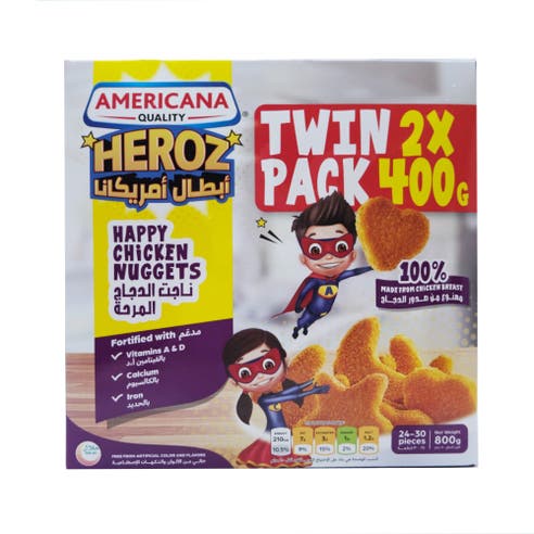 Americana Crazy Chicken Nuggets 2x400g [Special Offer] 