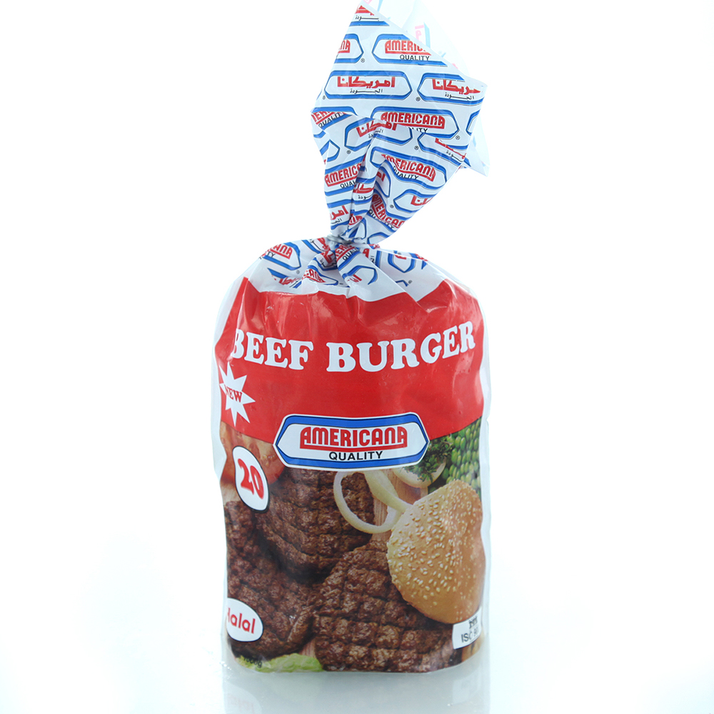 Americana Burger 20's 1Kg - Available at Alosra Online Supermarket