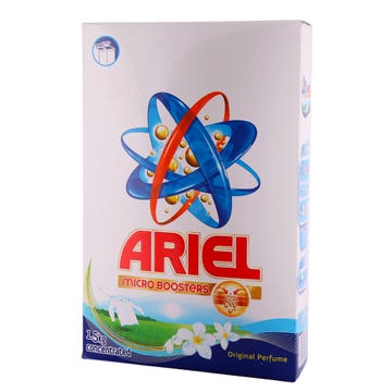 Ariel Micro Boosters Blue Original 1.5Kg - Available at Alosra Online Supermarket
