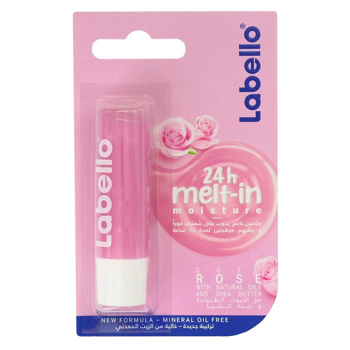 Labello Soft Rose Lip Balm 4.8g - Available at Alosra Online Supermarket