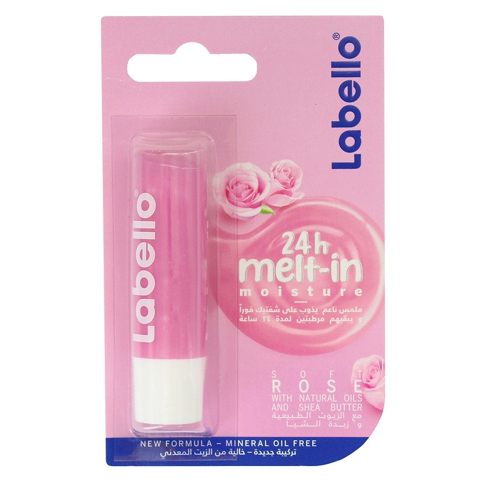 Labello Soft Rose Lip Balm 4.8g