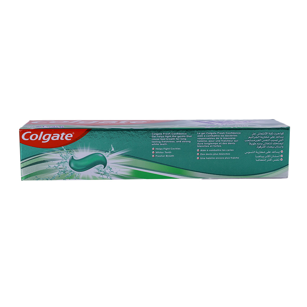 Colgate Fresh Confidence Mint Toothpaste 125ml right side image