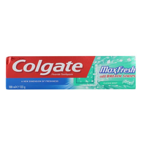 Colgate Max Fresh Clean Mint Toothpaste 100ml - Available at Alosra Online Supermarket