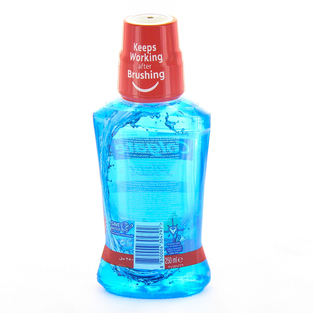Colgate Plax Peppermint Mouth Wash 250ml back image