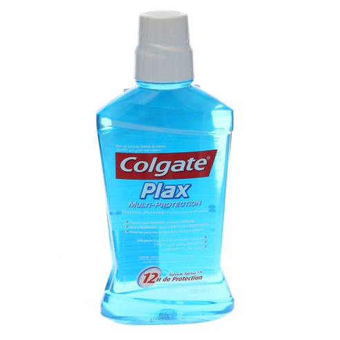 Colgate Plax Multi-Protection Peppermint Mouthwash 500ml - Available at Alosra Online Supermarket