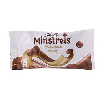 Galaxy Minstrels Chocolate Bag 42g - Available at Alosra Online Supermarket
