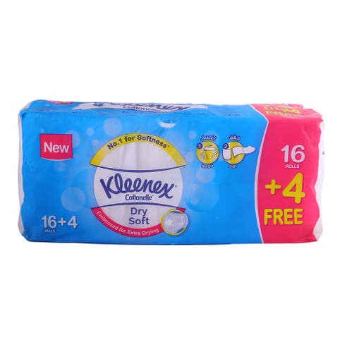 Kleenex Dry Soft Toilet Roll 20x200's [Special Offer] 