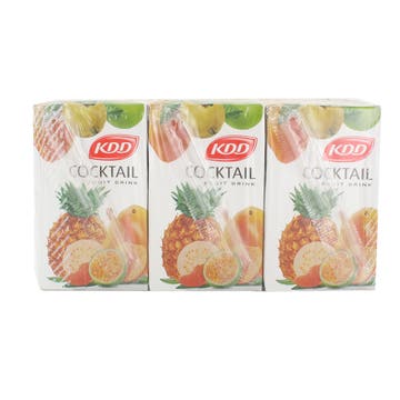 KDD Cocktail Fruit Drink 250ml [6 Pack] - Available at Alosra Online Supermarket