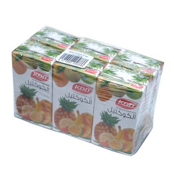 KDD Cocktail Fruit Drink 125ml [6 Pack] 
