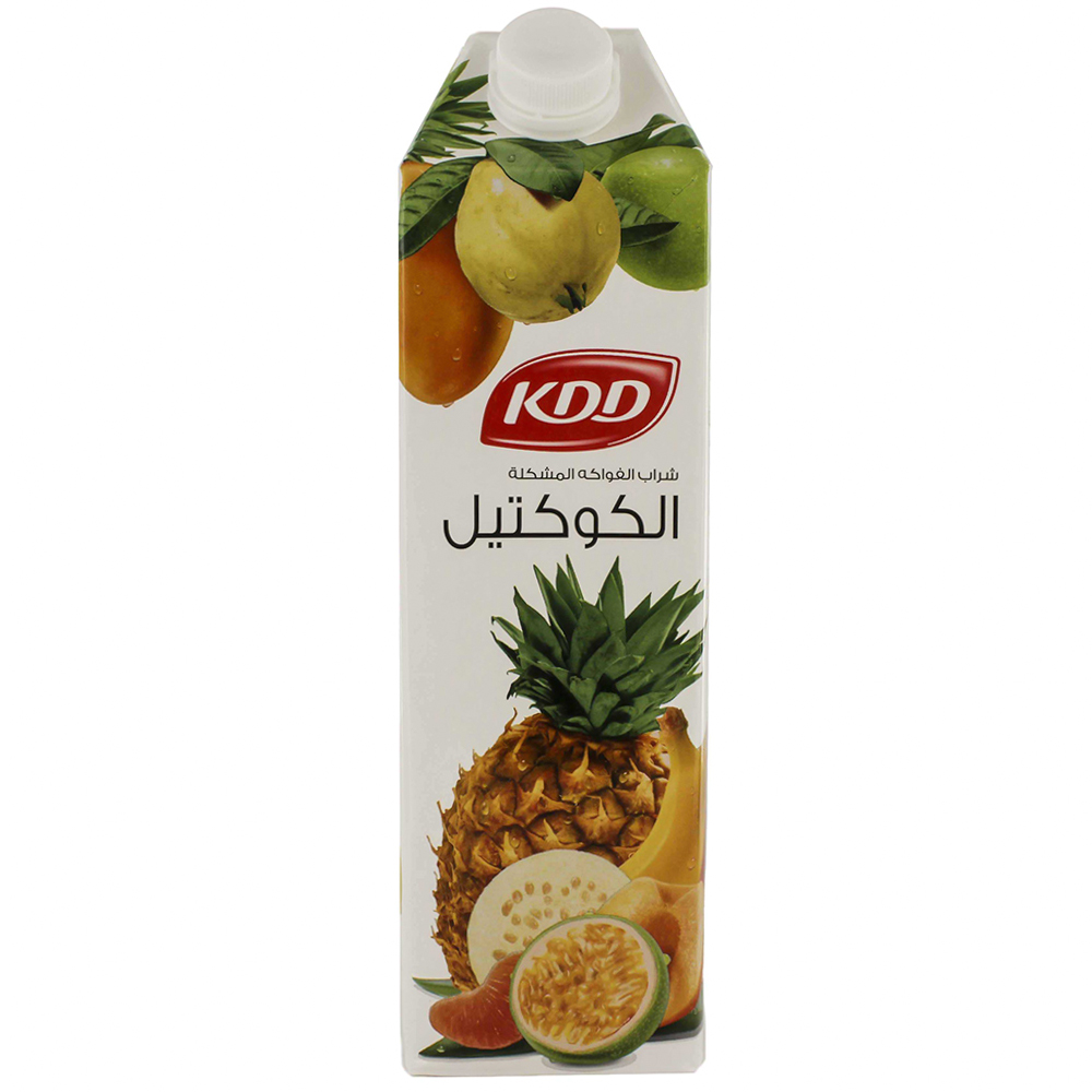 KDD Cocktail Fruit Drink 1L - Available at Alosra Online Supermarket