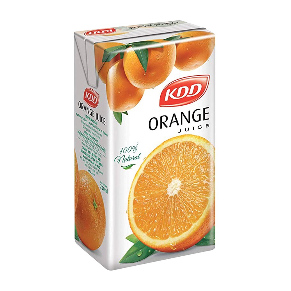 KDD Orange Juice 250ml - Available at Alosra Online Supermarket