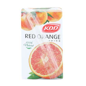 KDD Red Orange Juice 250ml - Available at Alosra Online Supermarket