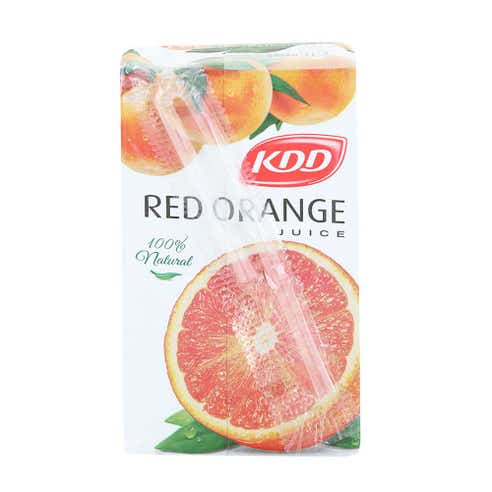 KDD Red Orange Juice 250ml - Available at Alosra Online Supermarket