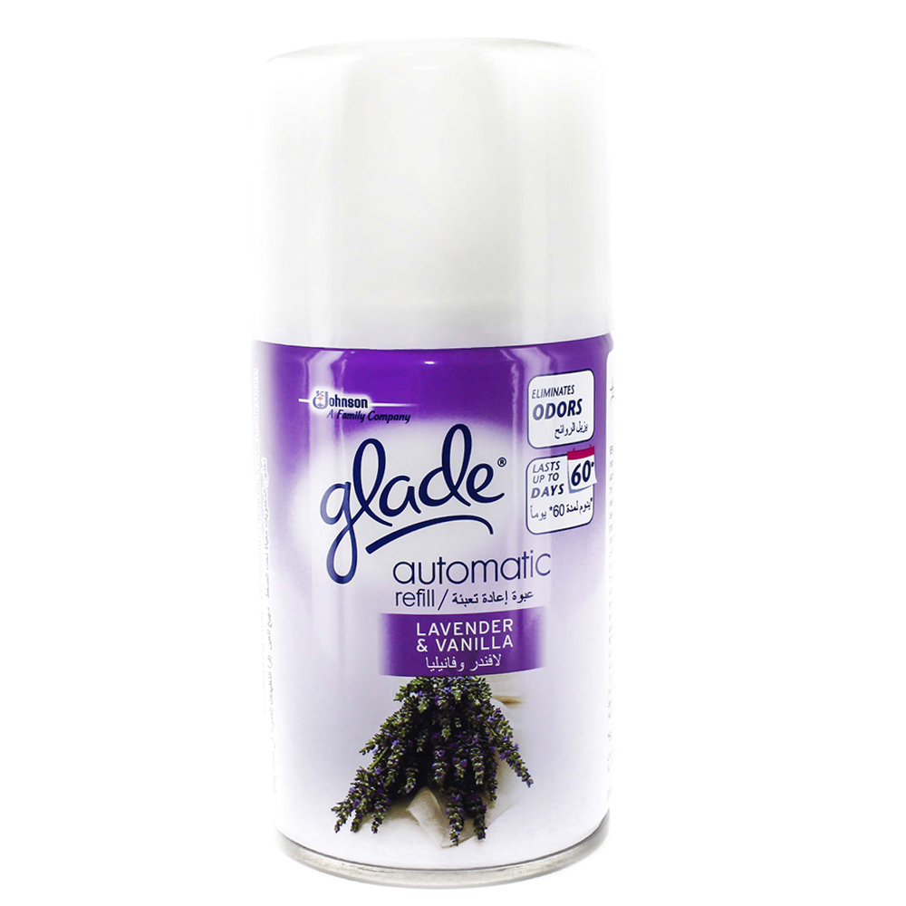 Glade Automatic Refill Lavender & Vanilla 175ml - Available at Alosra Online Supermarket