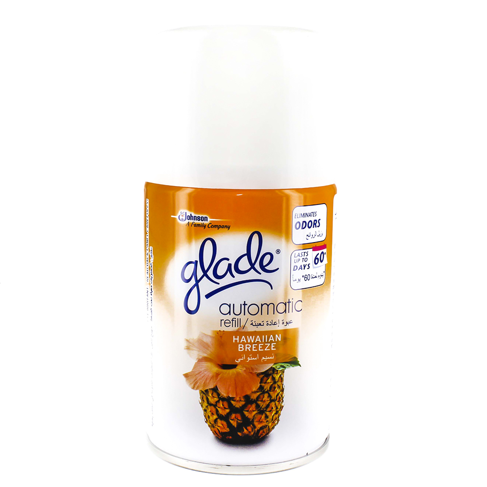 Glade Automatic Spray Refill Hawaiian Breeze 175ml - Available at Alosra Online Supermarket