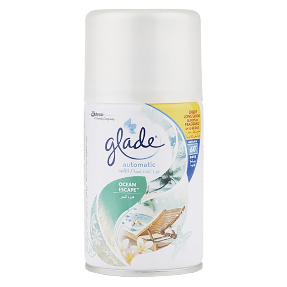 Glade Automatic Ocean Escape Spray Refill 175ml - Available at Alosra Online Supermarket