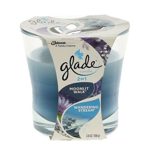 Glade Candle Moonlit Walk Wandering Stream 108g - Available at Alosra Online Supermarket