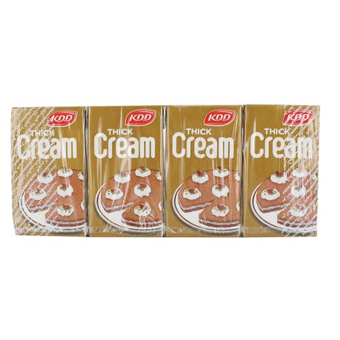KDD Thick Cream 125ml [4 Pack] - Available at Alosra Online Supermarket