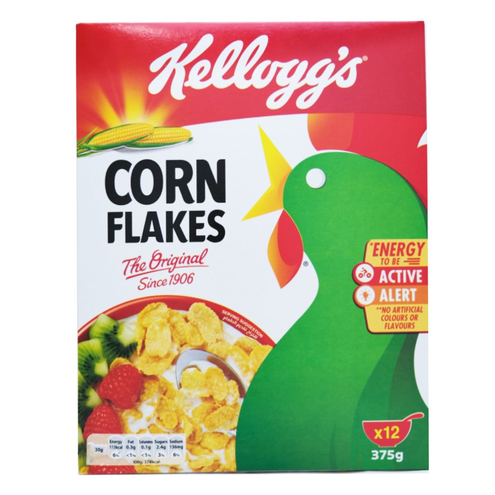 Kellogg's The Original Corn Flakes 375g - Available at Alosra Online Supermarket