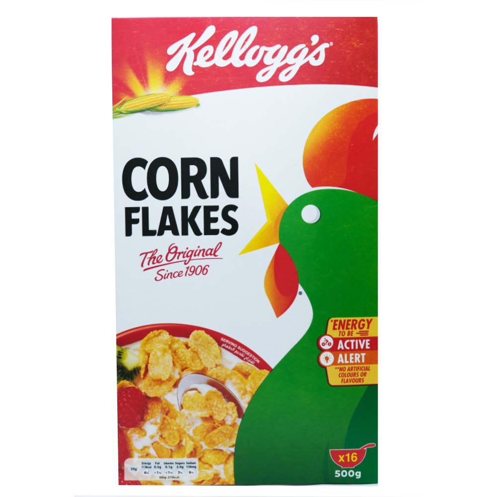 Kellogg's The Original Corn Flakes 500g - Available at Alosra Online Supermarket