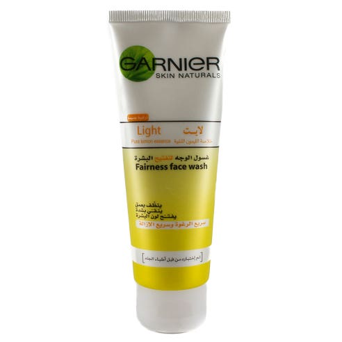 Garnier Light Fairness Face Wash 100ml - Available at Alosra Online Supermarket